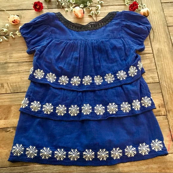 Anthropologie Floreat Compass Points Top - Picture 9 of 9